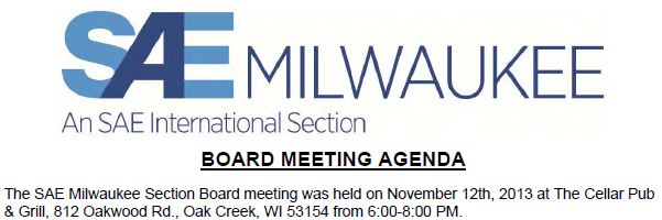 November 2013 Board Meeting Minutes