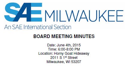 June 2015 Board Meeting Minutes