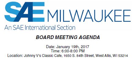 January 2017 Board Meeting Minutes